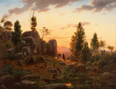 Stony Rises, Lake Corangamite by Eugene von Guérard